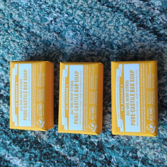 Dr. Bronner's Bath Dr Bronners All One Hemp Citrus Pure Castile Bar